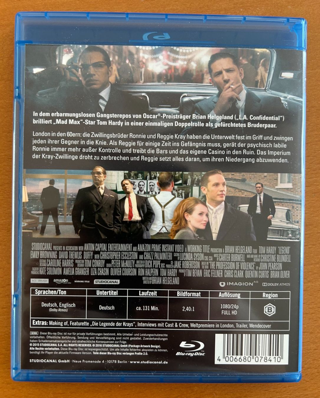 Alle DVDs: Legend Blu-ray Film neuwertig – Gebraucht aus Rheineck von Mandasco 1