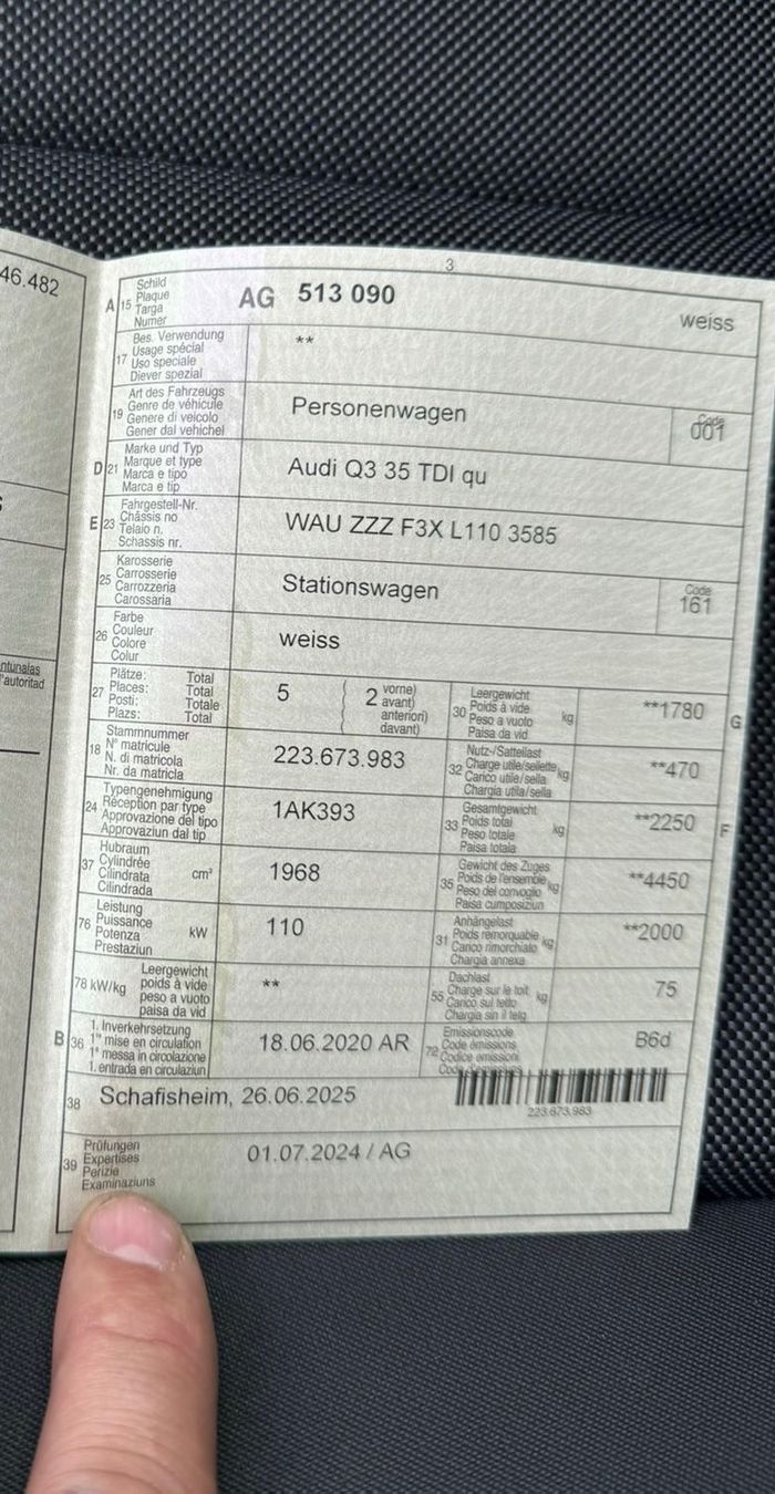 Audi Automobili: Audi Q3 35 TDI – Usato da Herznach venduto da Meritonhoxhaj 9
