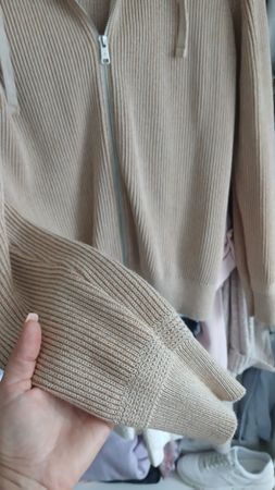 Marc O'Polo, Gestrickte Jacke in beige, Gr S, Brend