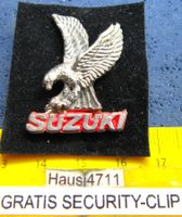 SUZUKI ADLER 3NÄGEL-PIN GEPRÄGT GROSSS mit 1SECURITY-CLIP