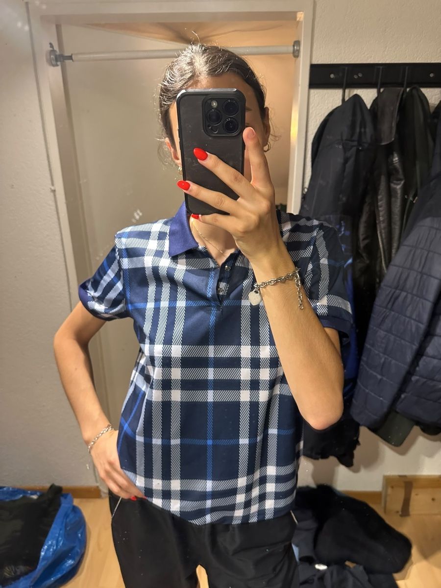 Burberry Polos: Blaues Polo, kariert – D'occasion à Zürich par lui_n92t