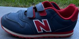 New Balance Kinder Turnschuhe blau rot Klettverschluss
