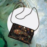 Original 1920s Clutch mit Edelsteinen