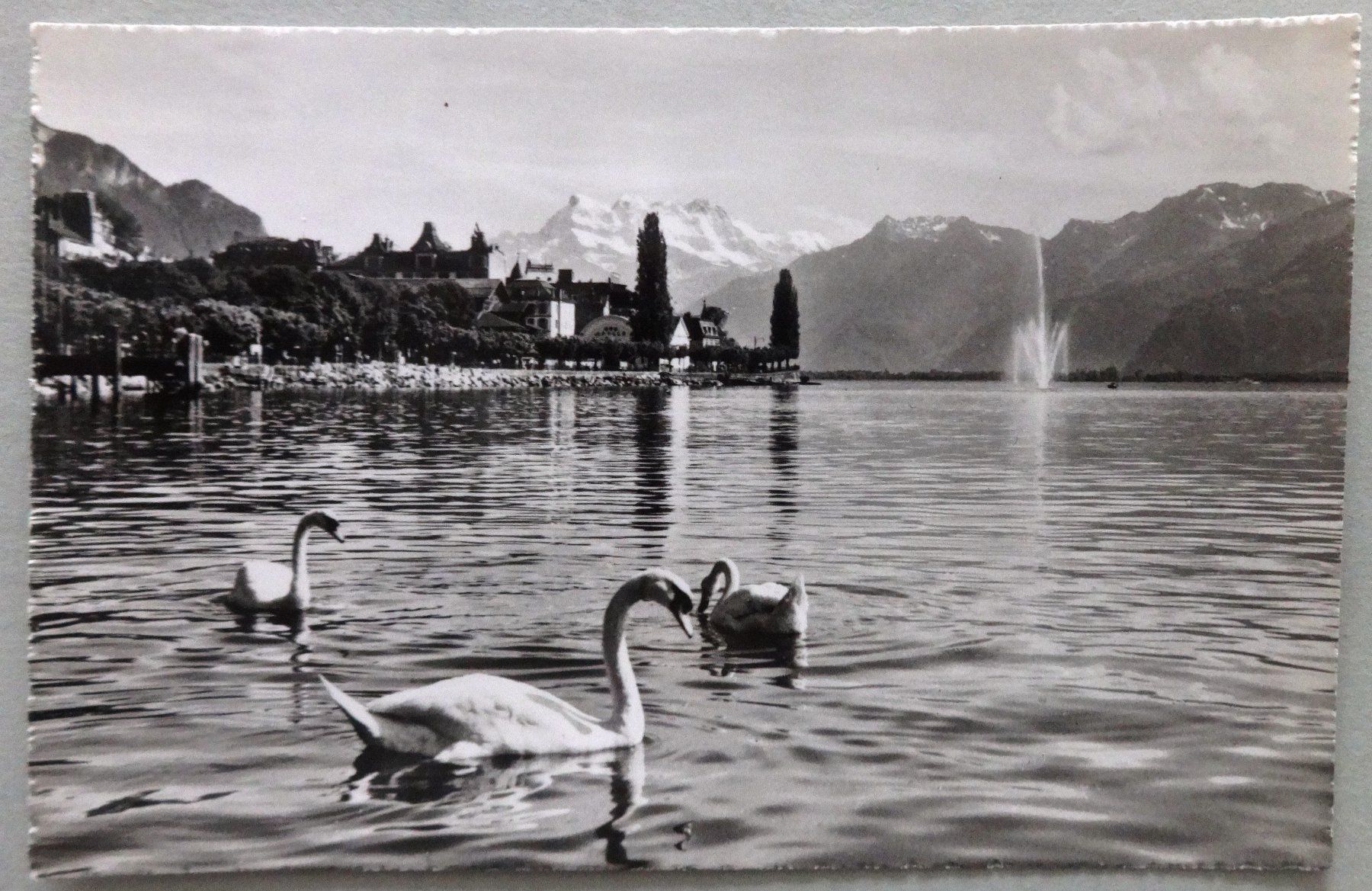 Ansichtskarten: Montreux et les Dents du Midi – Gebraucht aus Fétigny von Billy2miny
