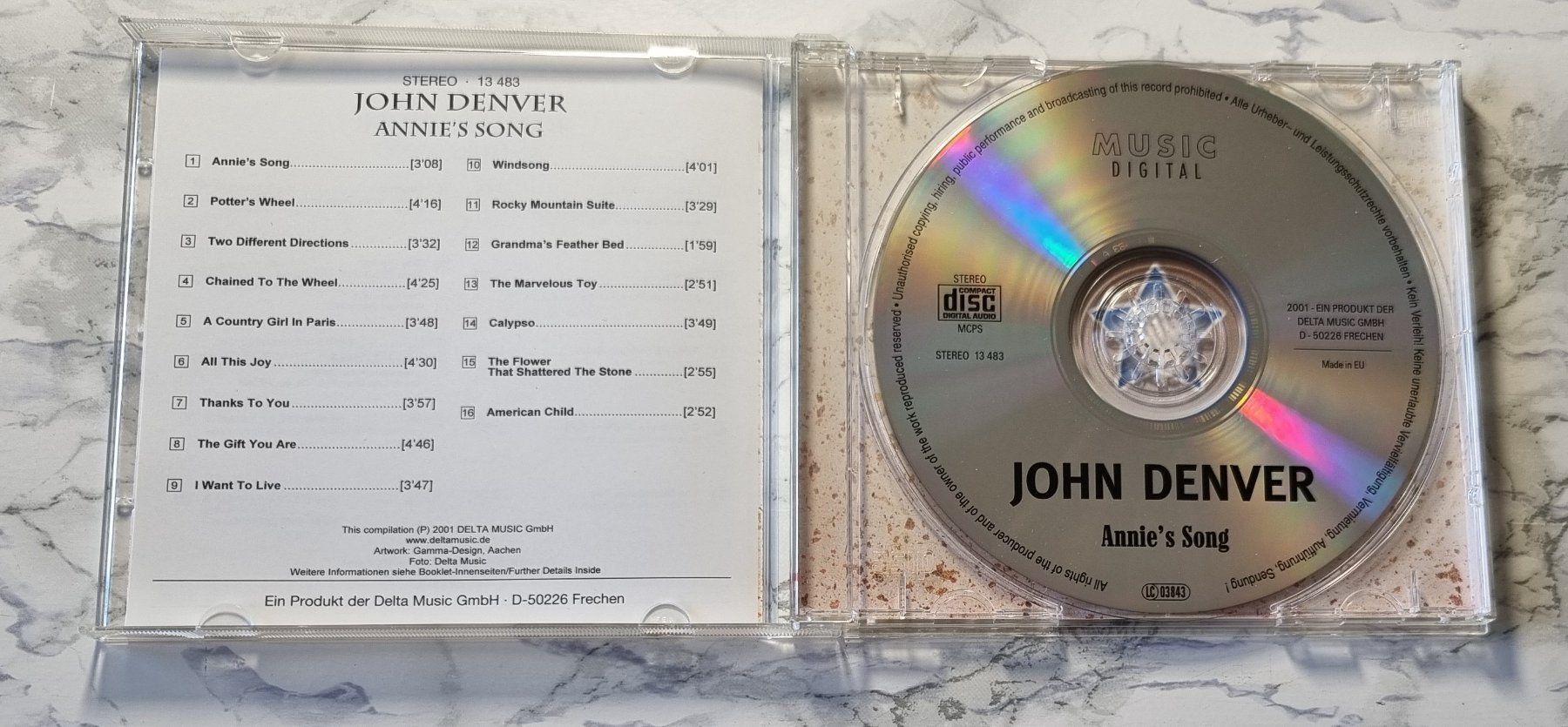 CDs: cd JOHN DENVER - Annie´s Song - 2001 cd VG++ – Gebraucht aus Fribourg von  2