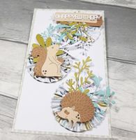 Neues Stanzschablonenset Igel und Eichhörnchen