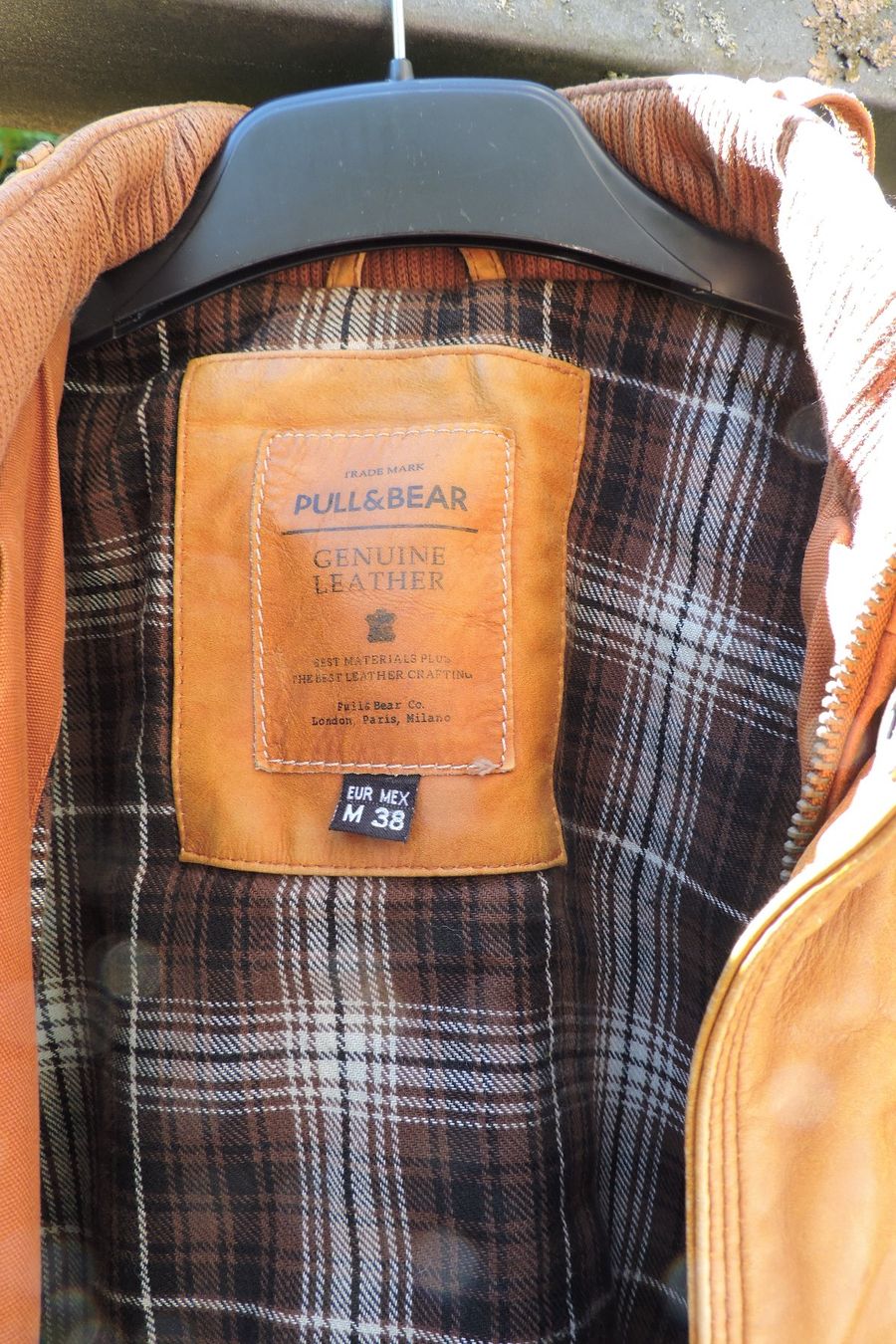 Pull&Bear Giacche: Lederjacke, Pull&Bear genuine leather, gr. M38 – Usato da Bern venduto da sasa65 1