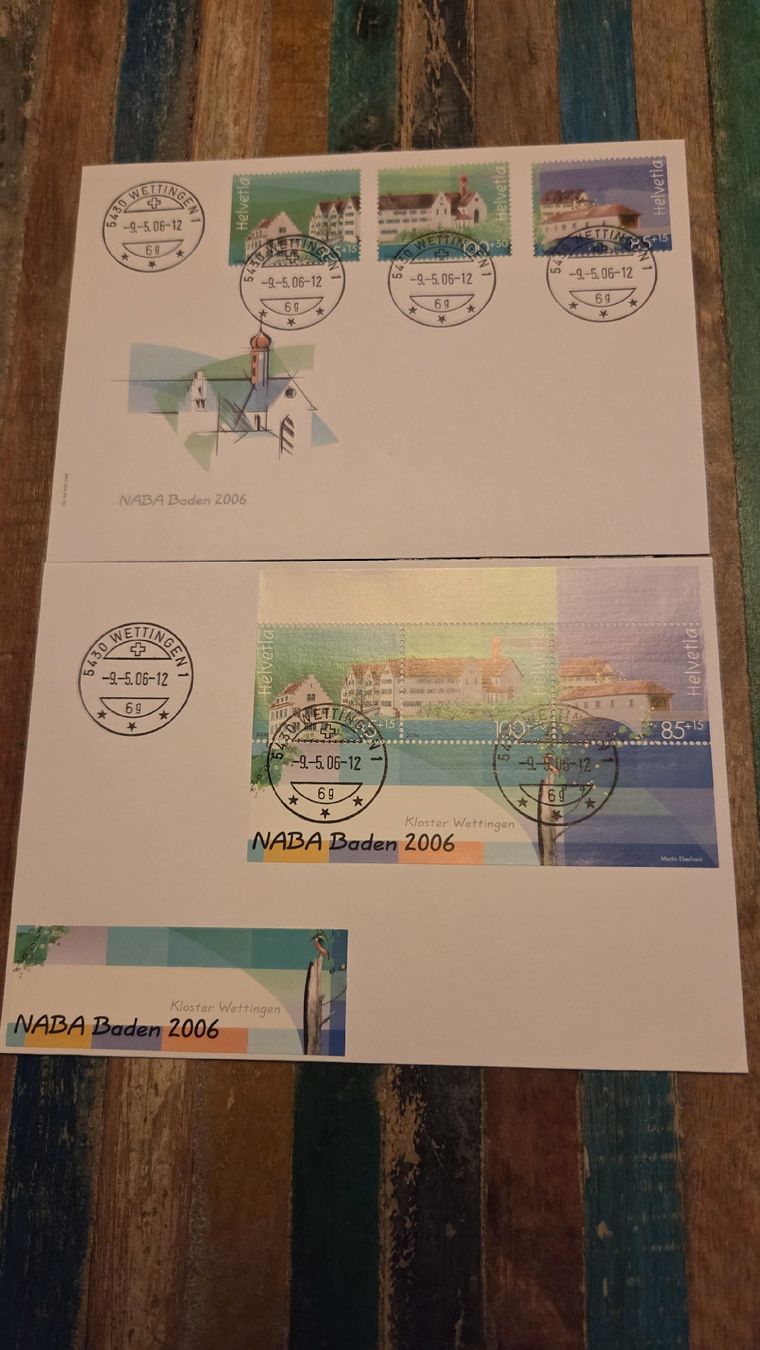 Tutti i francobolli: 2006 FDC NABA Block und Blockauschnitt – Usato da Arni AG venduto da Moth68