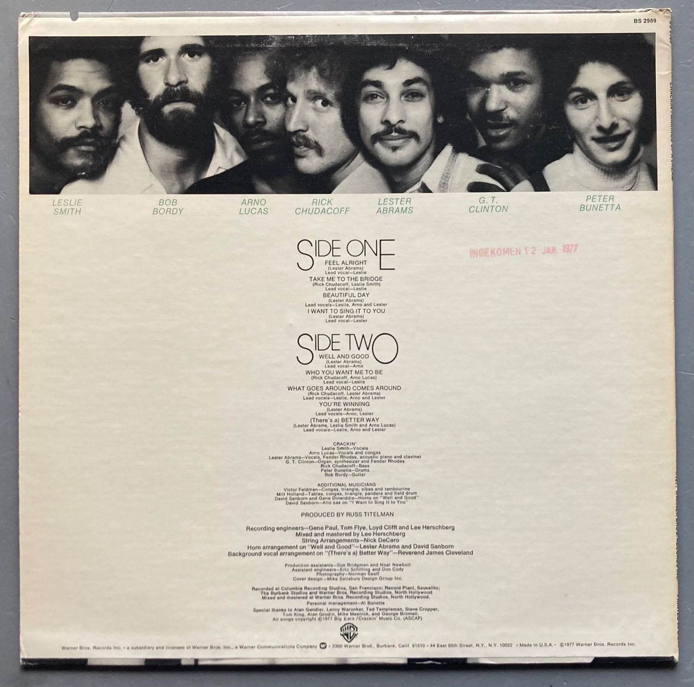 Vinyles: CRACKIN' - MAKINGS OF A DREAM – D'occasion à Poliez-Pittet par Newtown-Records 1