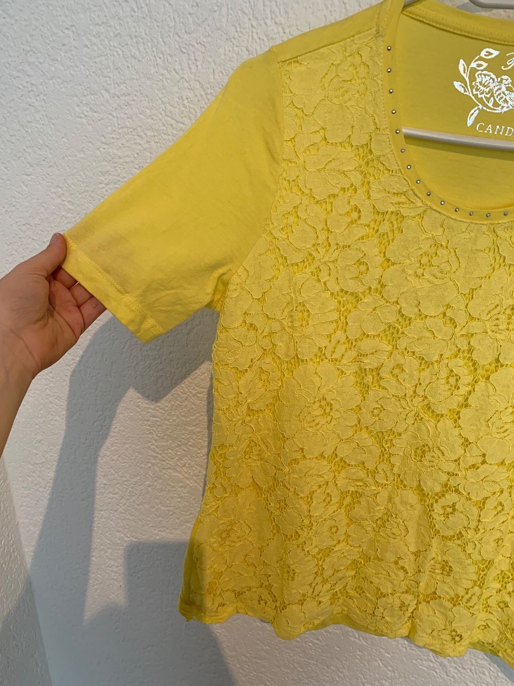 C&A T-Shirts: Canda C&A Shirt gelb Spitze Gr. S – Gebraucht aus Fislisbach von KolibriSecondhand 6