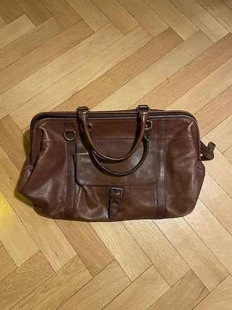 Fossil Ledertasche Reisetasche Weekender, Guter Zustand!