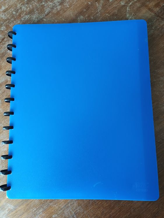 30 Tasche + Sichtbuch A4 Ring-Mappe Adoc System blau (Gebraucht) in für ...