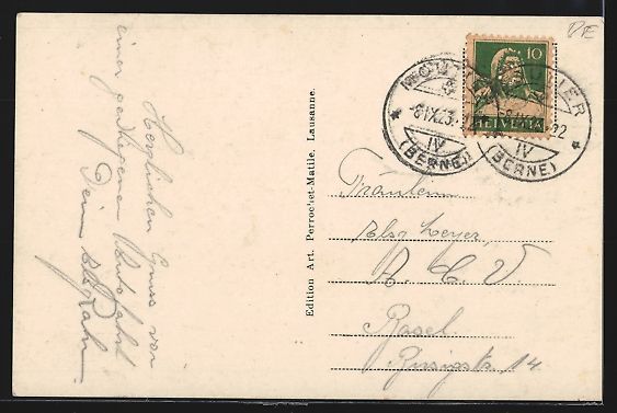 Cartes postales: Moutier, Les Gorges de Moutier, Ortsansi – D'occasion à Berlin par bartko-reher 1