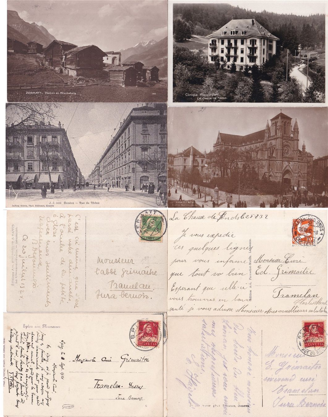 Cartoline postali: 25 Stk. Alte CH Ansichtskarten, Postkarten – Usato da Münchwilen AG venduto da Nesar 3