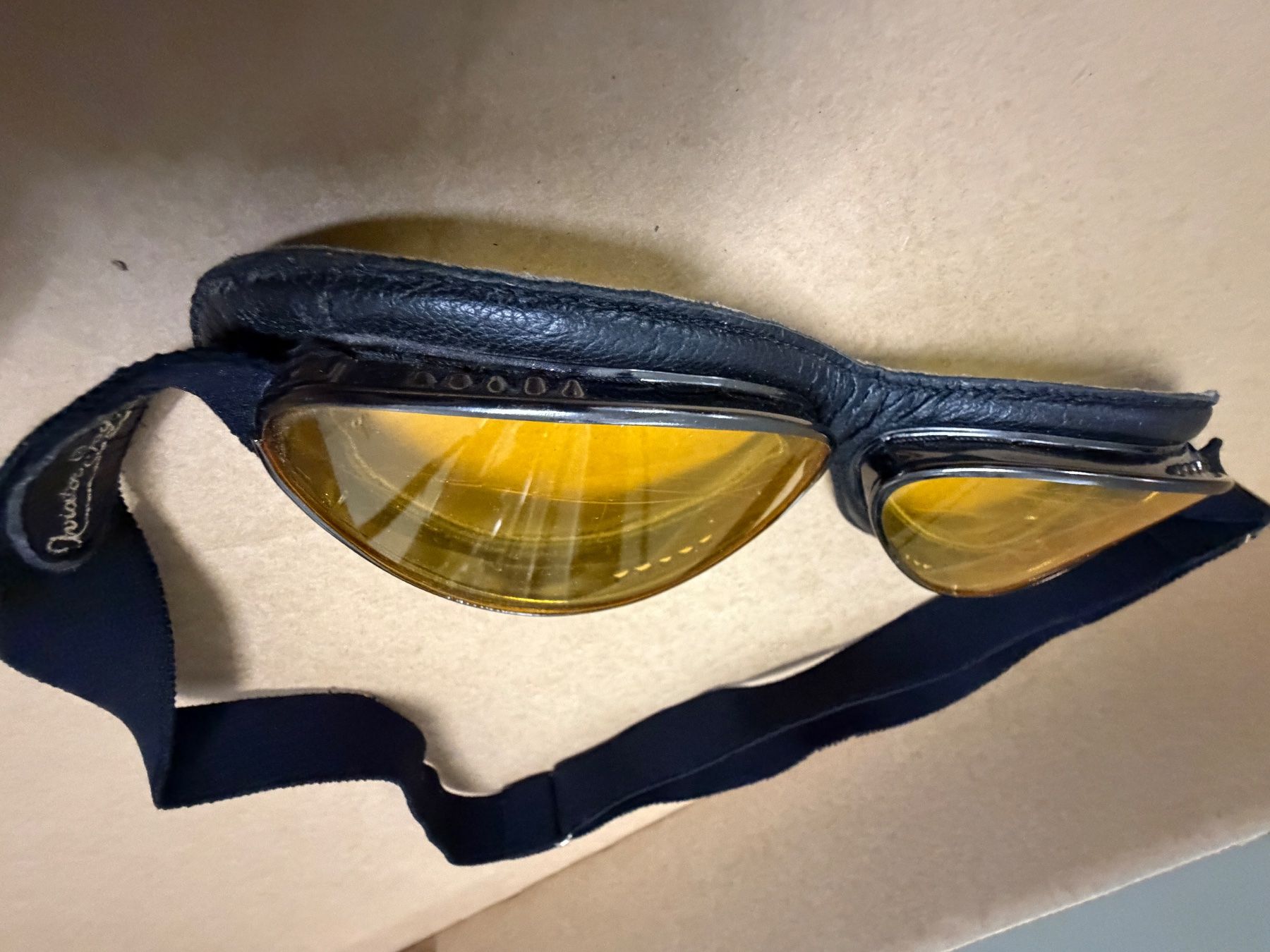 Occhiali & Lenti: AVIATOR GOGGLE - Motorrad Brille - kult – Usato da Unterägeri venduto da Sportster0 1