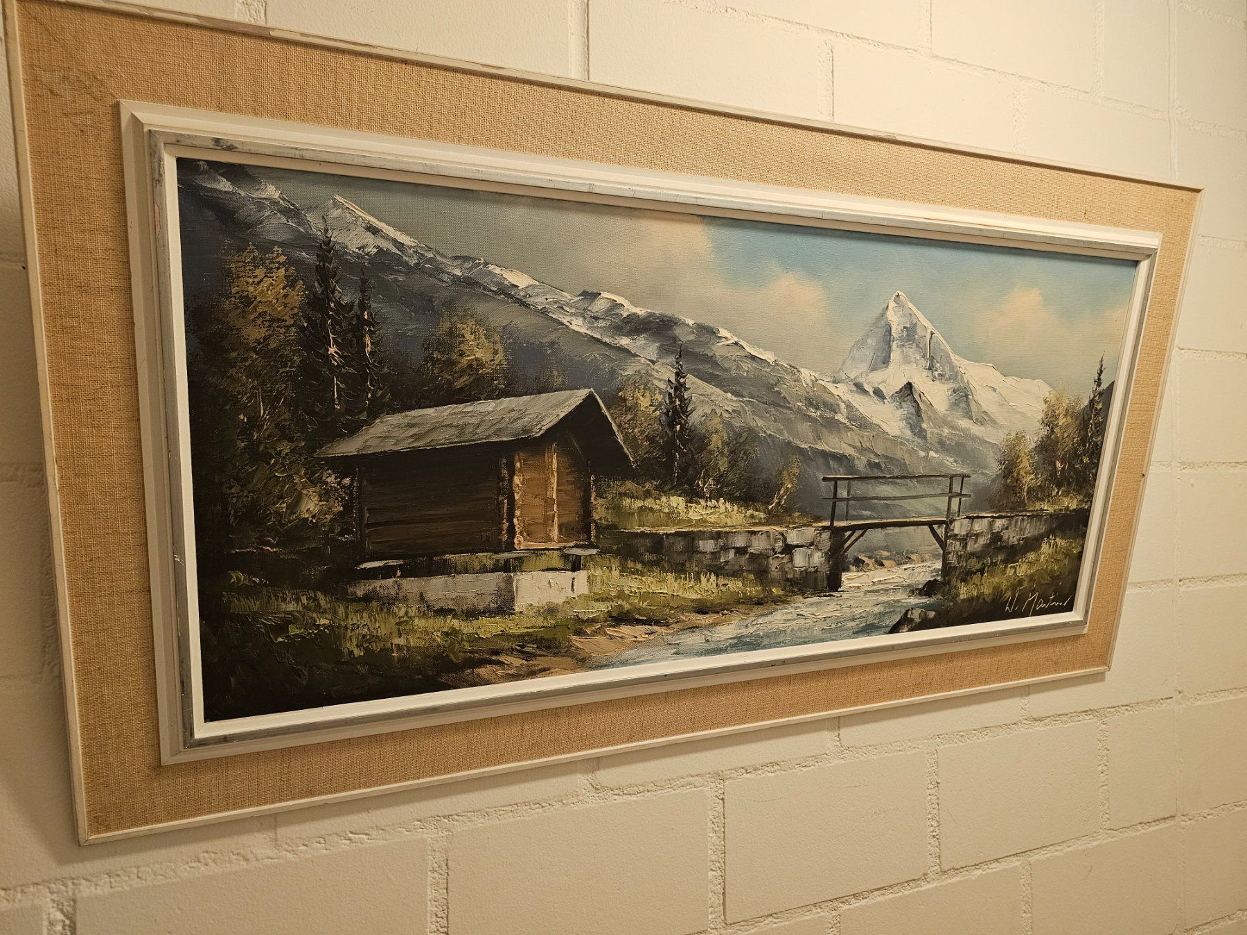 Dipinti: Schweizer Alpenmotiv Dent-Blanche im Wallis – Usato da Zug venduto da cor_6kdc 3