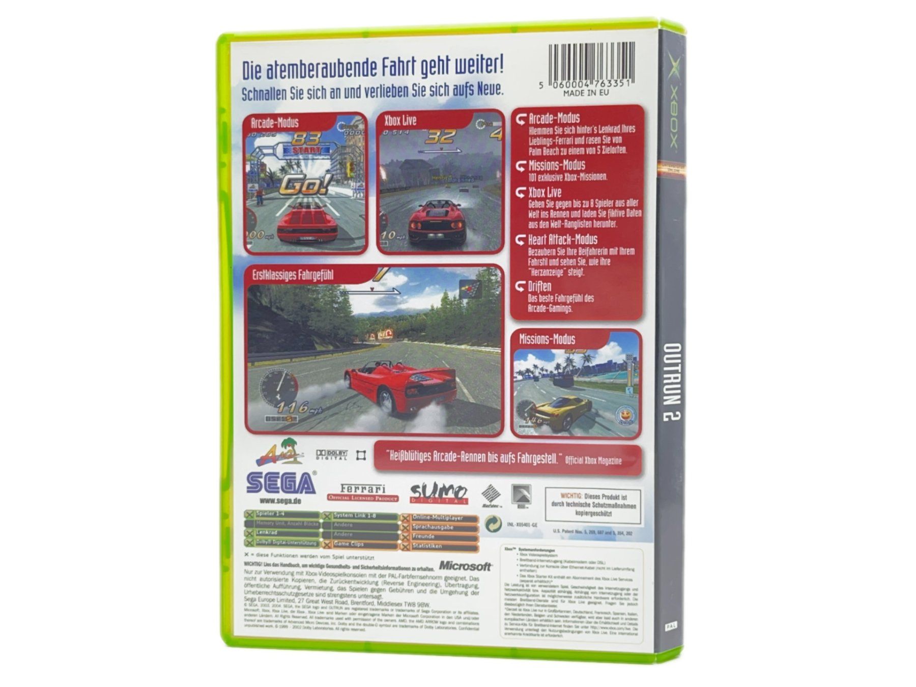 Microsoft Spiele: Xbox Outrun 2 – Gebraucht aus Stettfurt von GameBoerse 1