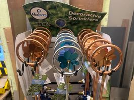 35 Stk neue dekorative Sprinkler rotierend inkl Gestell