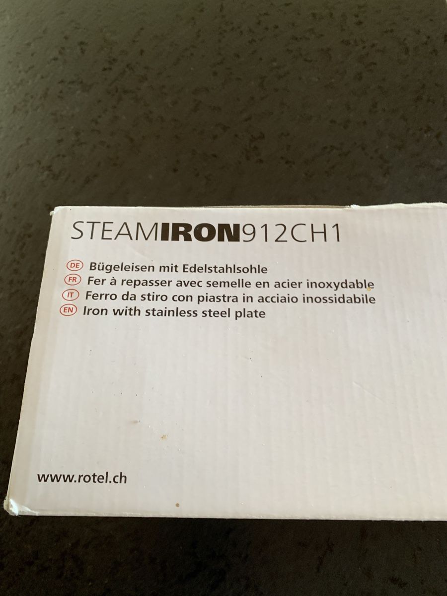 Rotel Ferri da stiro: Rotel Dampfbgeleisen  – Nuovo e nell'imballaggio originale da heiligenschwendi venduto da bonitasunny 3
