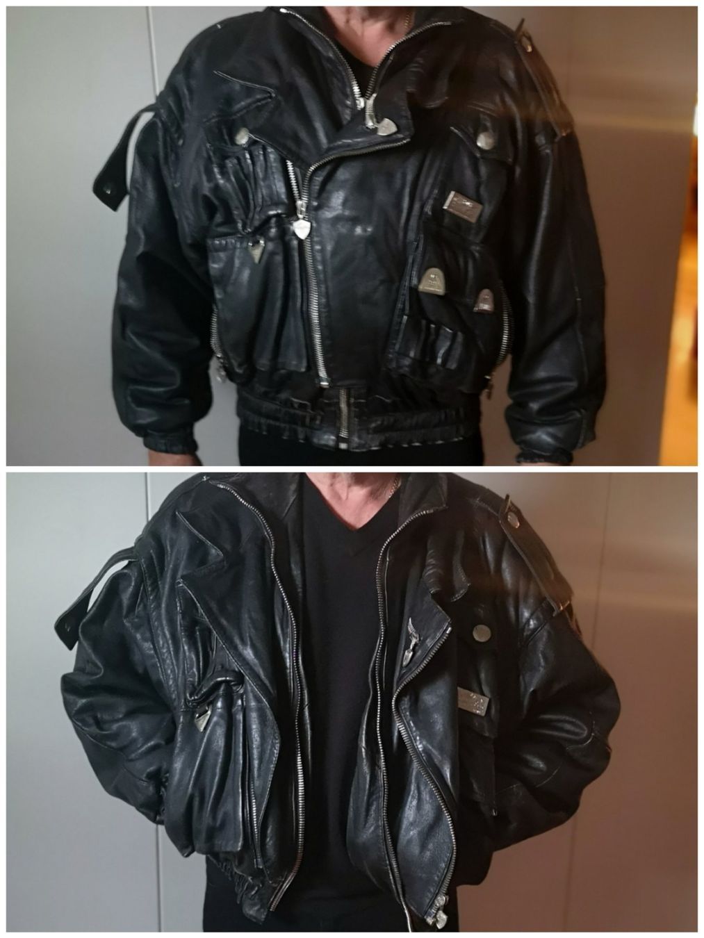 Giacche: Uncle Sam ! Motorrad Lederjacke - Gr. L – Usato da Widnau venduto da Schurlibua 2
