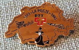 J341 - Pin PTT - La Posta 1849 - 1993