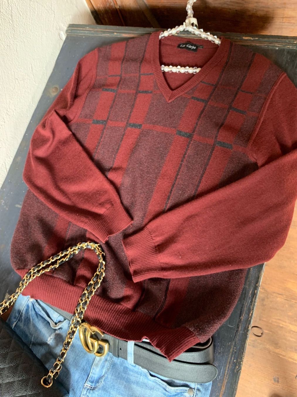 Maglioni & Felpe: LES CORPS 50% Merino  Pullover  Gr.50 – Usato da Interlaken venduto da Bona55 6