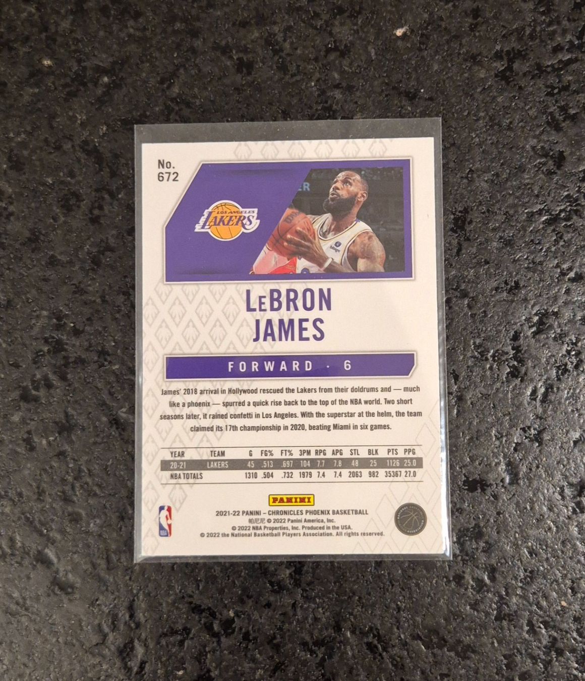 Topps Carte collezionabili: Lebron James - Lakers - Panini – Nuovo (secondo la descrizione) da Burg AG venduto da Danoe 1