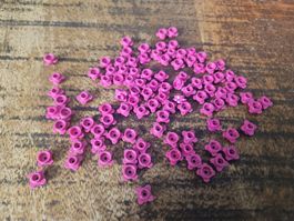 lego 33291 lot de 100 pièces Magenta Plate, Round 1 x 1