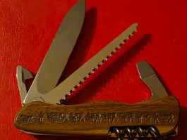 Victorinox Messer Gross Holzgriff Appenzeller neu Original