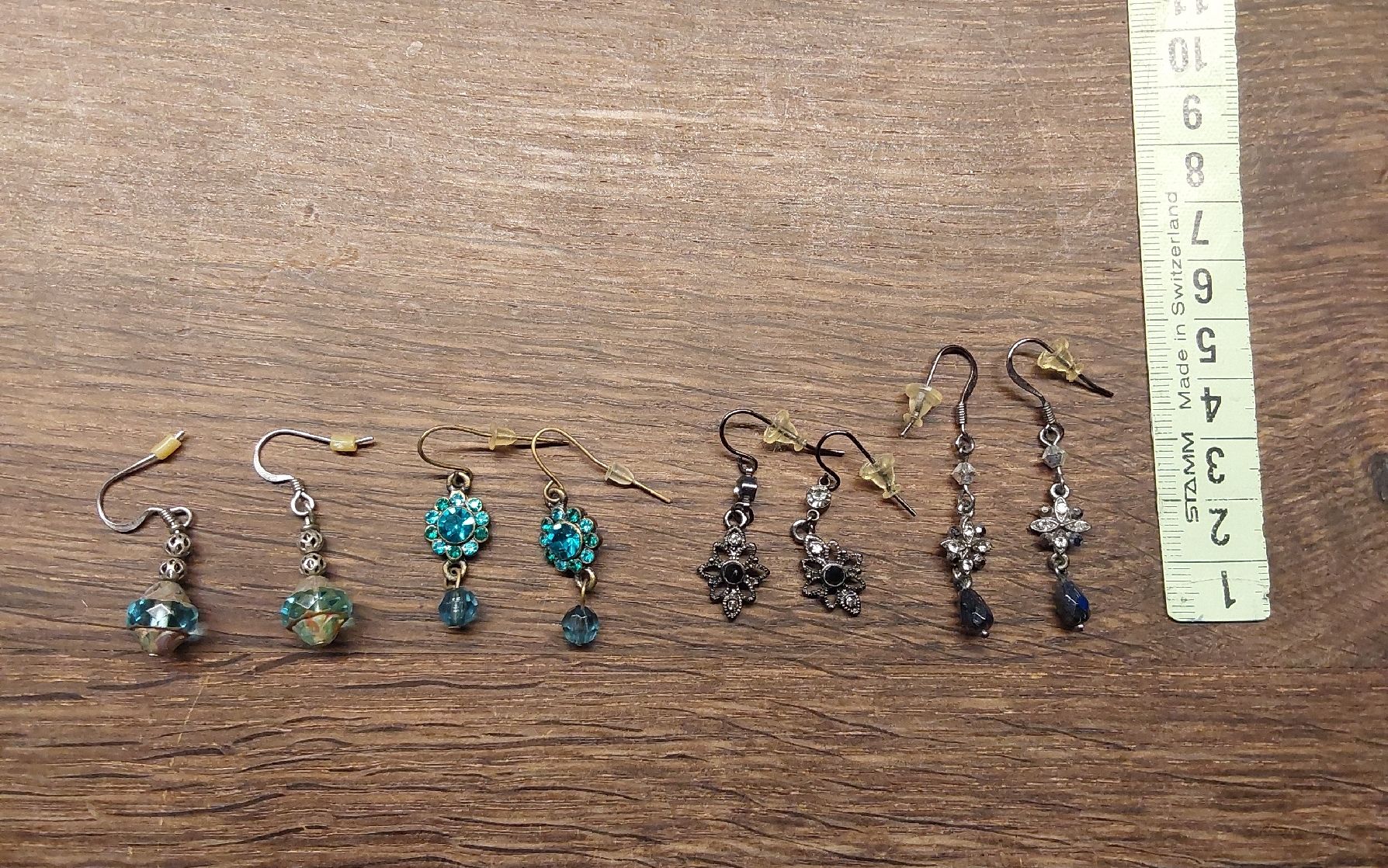 Orecchini pendenti & Orecchini a lobo: 4 Paar Ohrschmuck – Usato da Köniz venduto da scopello12 1