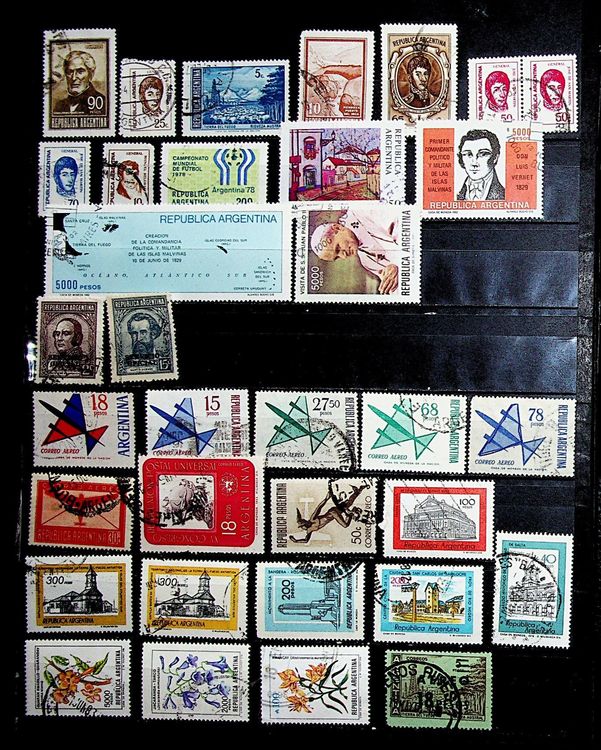 ARGENTINE  TIMBRES OBLITERES /M34 1