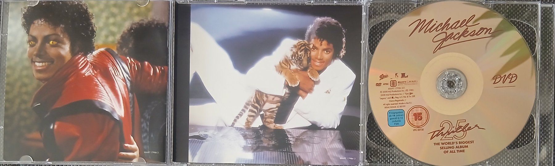 CD: Michael Jackson - Thriller 25 CD/DVD Jubiläumsedition mint – Usato da Dietikon venduto da mih_xsk8 2