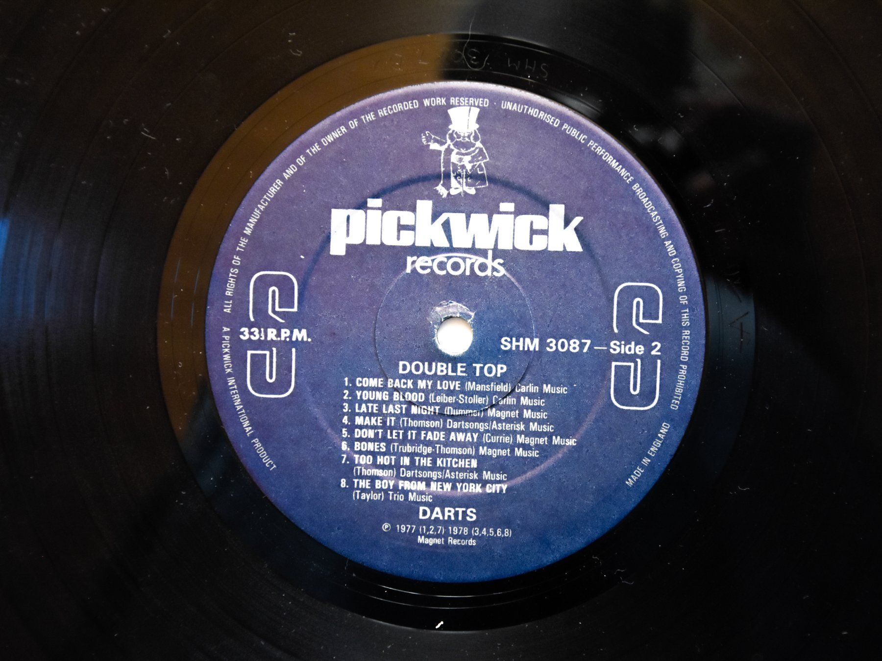 Dischi in vinile: Darts ‎- Double Top – Usato da Belmont-sur-Yverdon venduto da ag97 3
