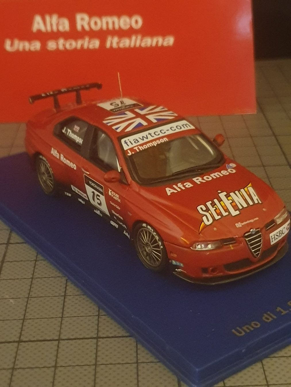 Alfa Romeo Modellini d'auto: Alfa Romeo 156 GTA WTCC 2007 – Nuovo e nell'imballaggio originale da Chézard-St-Martin venduto da AlPat-Collections