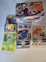 Pokemon Sammelkarten Set mit Naruto Box neuwertig