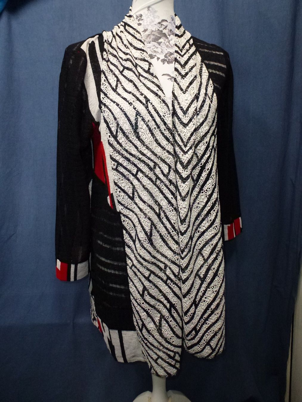 Giacche: AL PARADISE DÜNNE STRICKJACKE EXTRAVAGANT DESIGNER GR M – Nuovo (secondo la descrizione) da Kreuzlingen venduto da ang_7k8d 1
