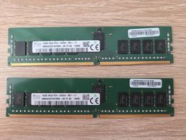 32Gb DDR4 SK Hynix ECC Server RAM (2x16) 2666V - PC