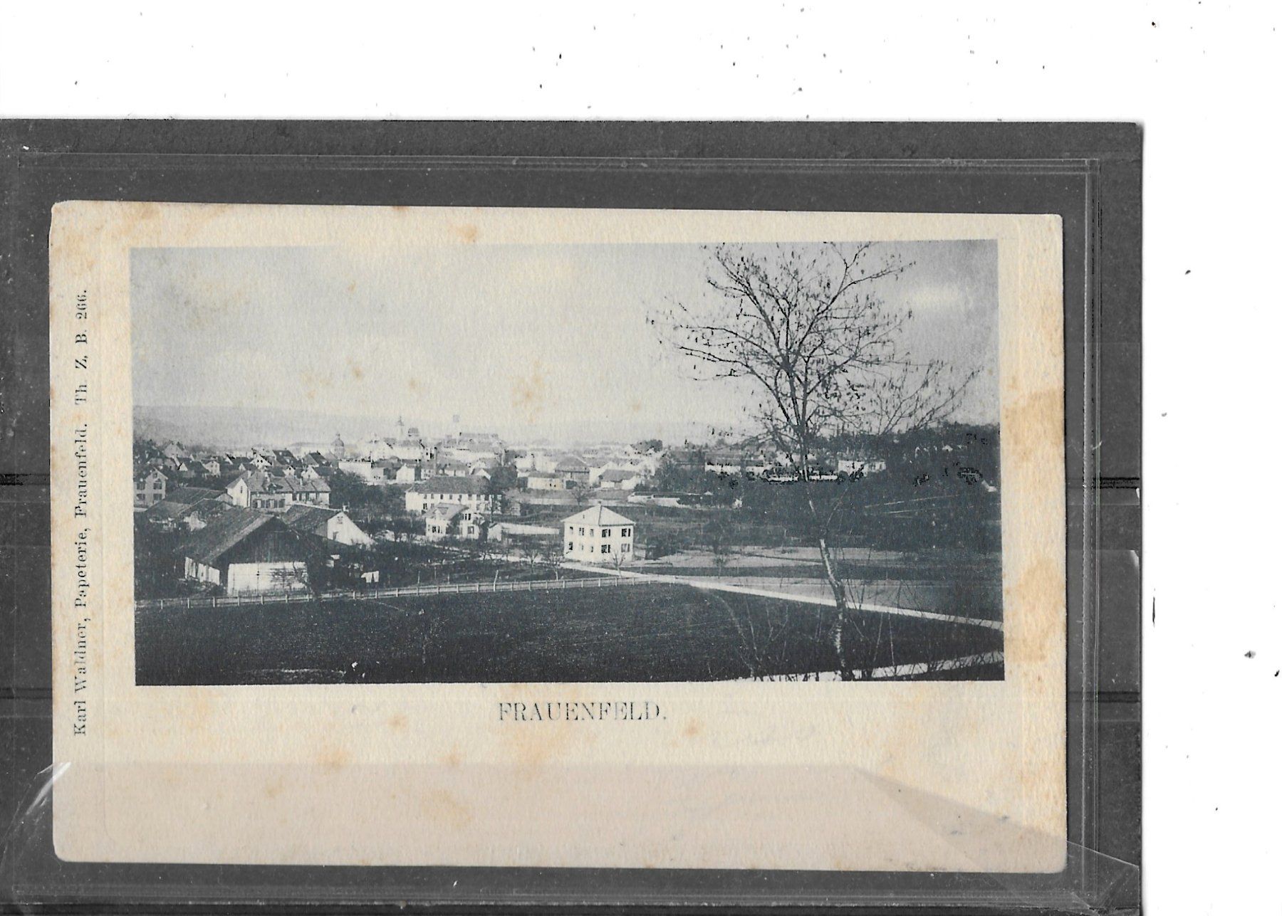 Ansichtskarten: TG Frauenfeld 1902 – Gebraucht aus Schocherswil von Wilare