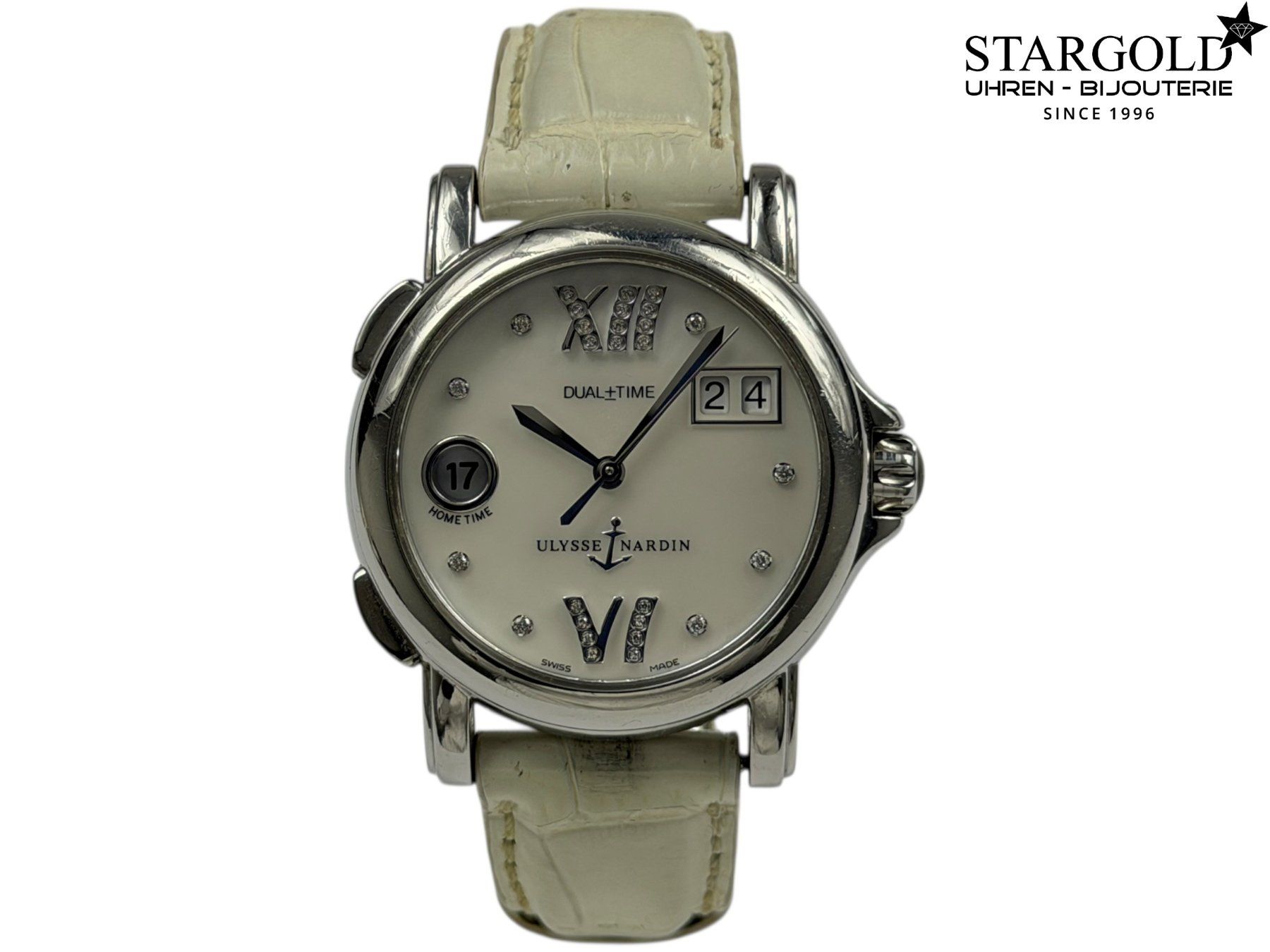 Ulysse Nardin Orologi: Ulysse Nardin Dual Time Lady - 243-22/391 – Usato da Zürich venduto da Stargold-Uhren