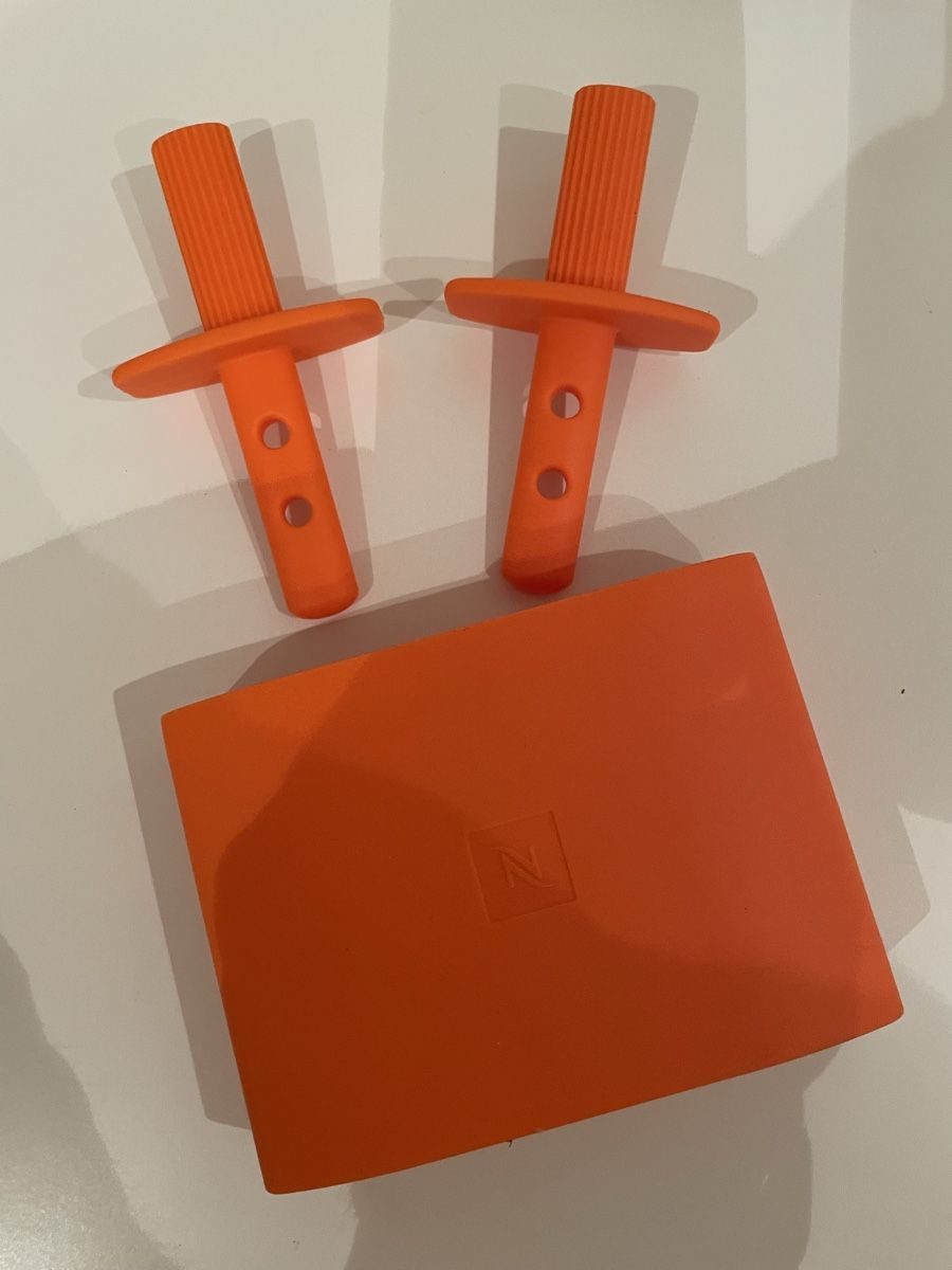 Elettrodomestici da cucina: Nespresso Eisformen-Set, Orange, neu! – Nuovo e nell'imballaggio originale da Luzern venduto da predator11 1