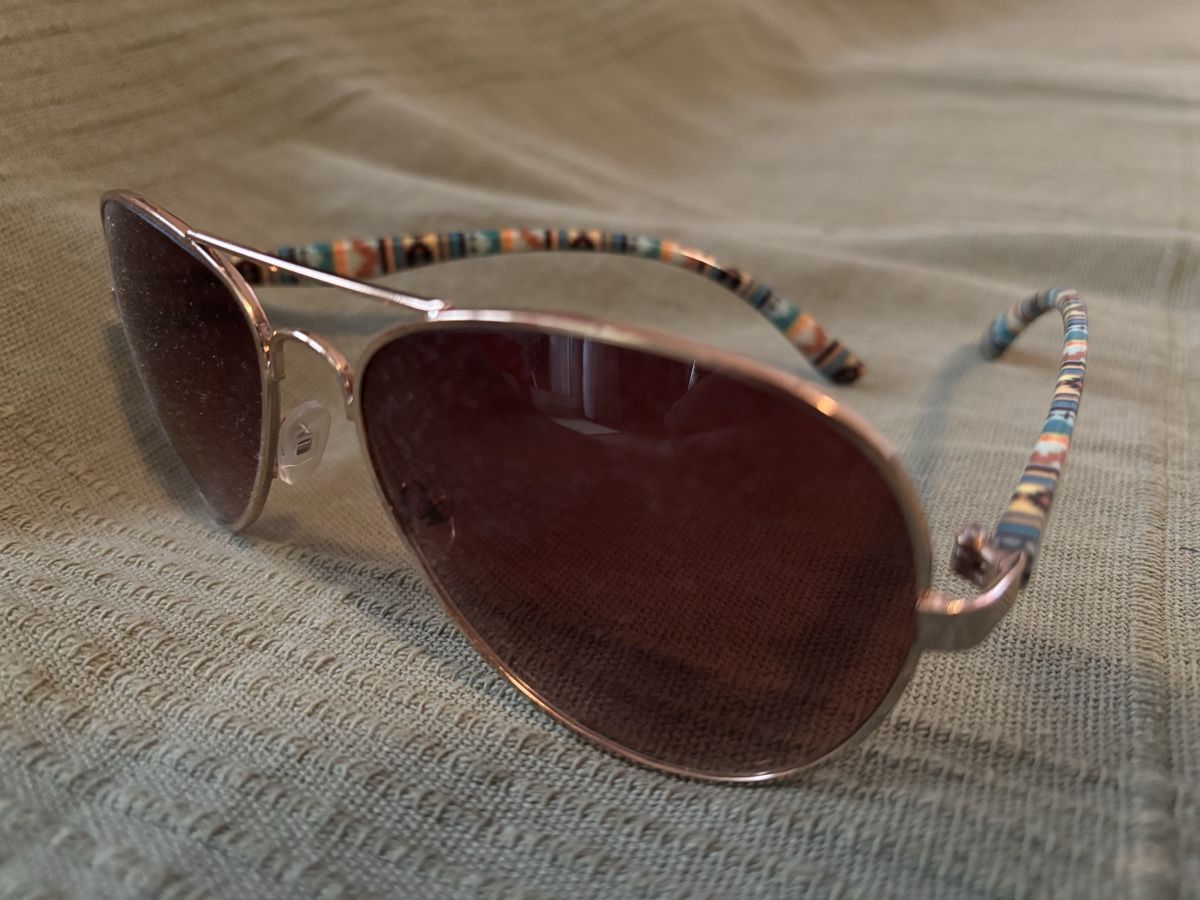 C&A Occhiali & Lenti: Pilotenbrille Boho bunte Bügel – Nuovo (secondo la descrizione) da Zürich venduto da Esterhol