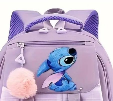 Süsser Stitch Schulrucksack Mädchen Rucksack lila neu
