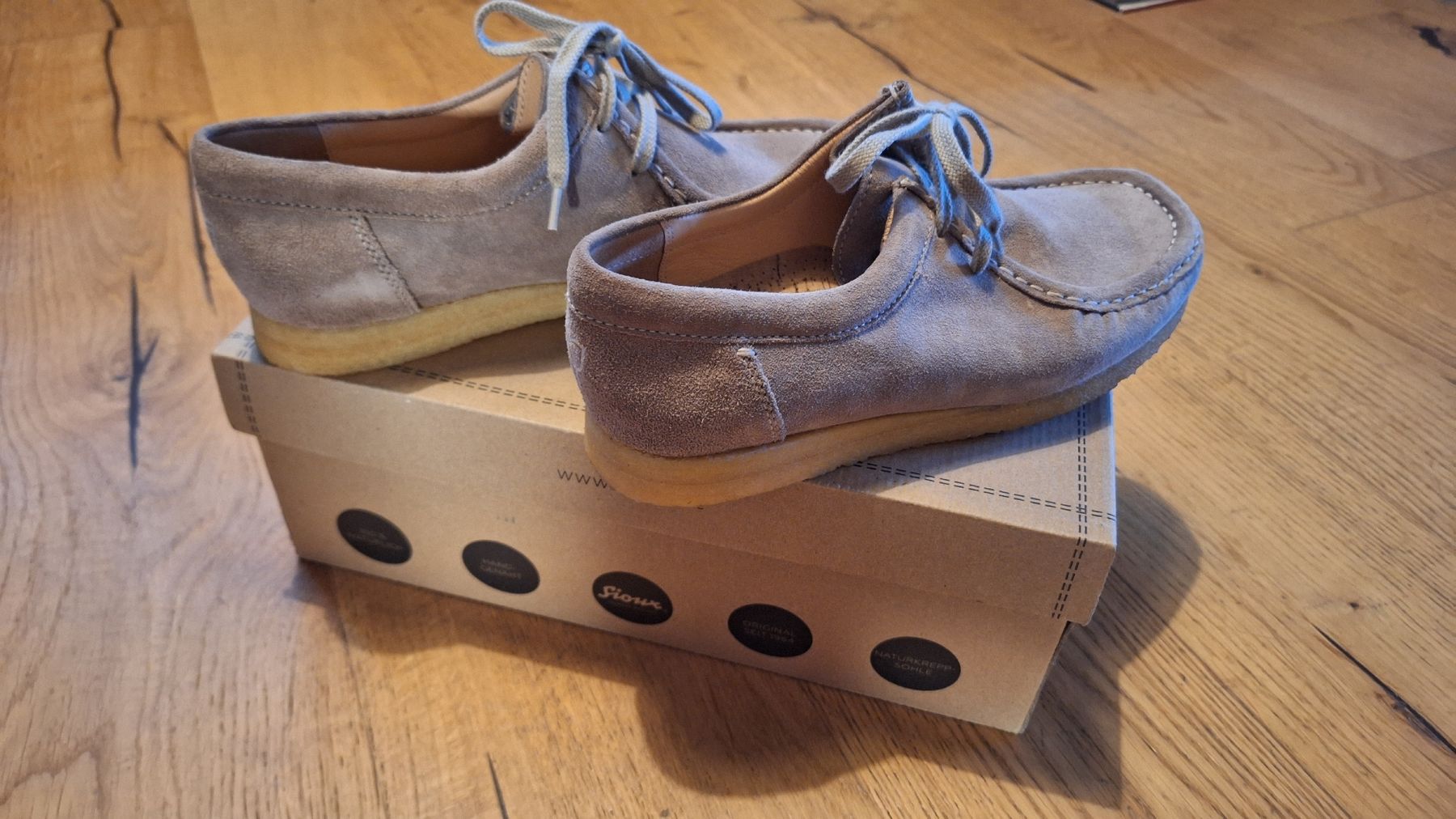 Scarpe da uomo: Sioux Grasshopper Til Schweiger Halbschuhe Grösse 8, Leder – Nuovo e nell'imballaggio originale da Neftenbach venduto da Anor83