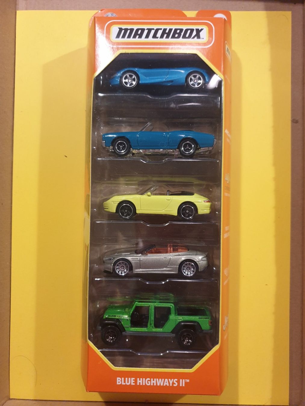 Matchbox Modellautos: Matchbox 5er Pack BLUE HIGHWAYS II – Neu und originalverpackt aus Oftringen von Rotor