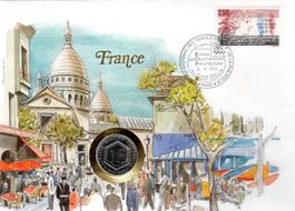 MÜNZBRIEF FRANCE 1993 ERHALT SIEHE SCAN
