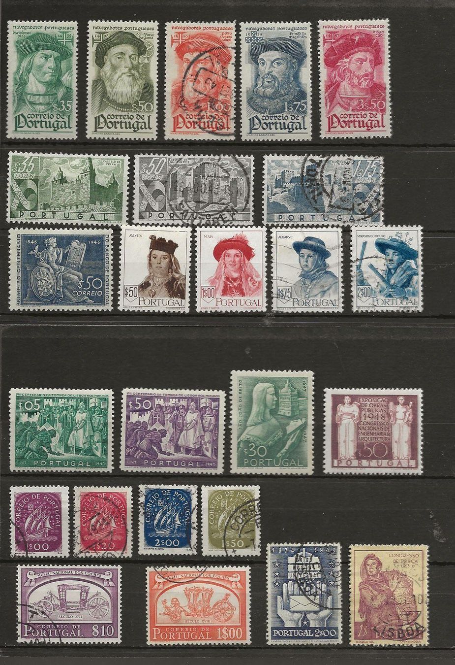 Alle Briefmarken: Portugal Lot 07 1945 .... – Gebraucht aus Sion von PierreP01
