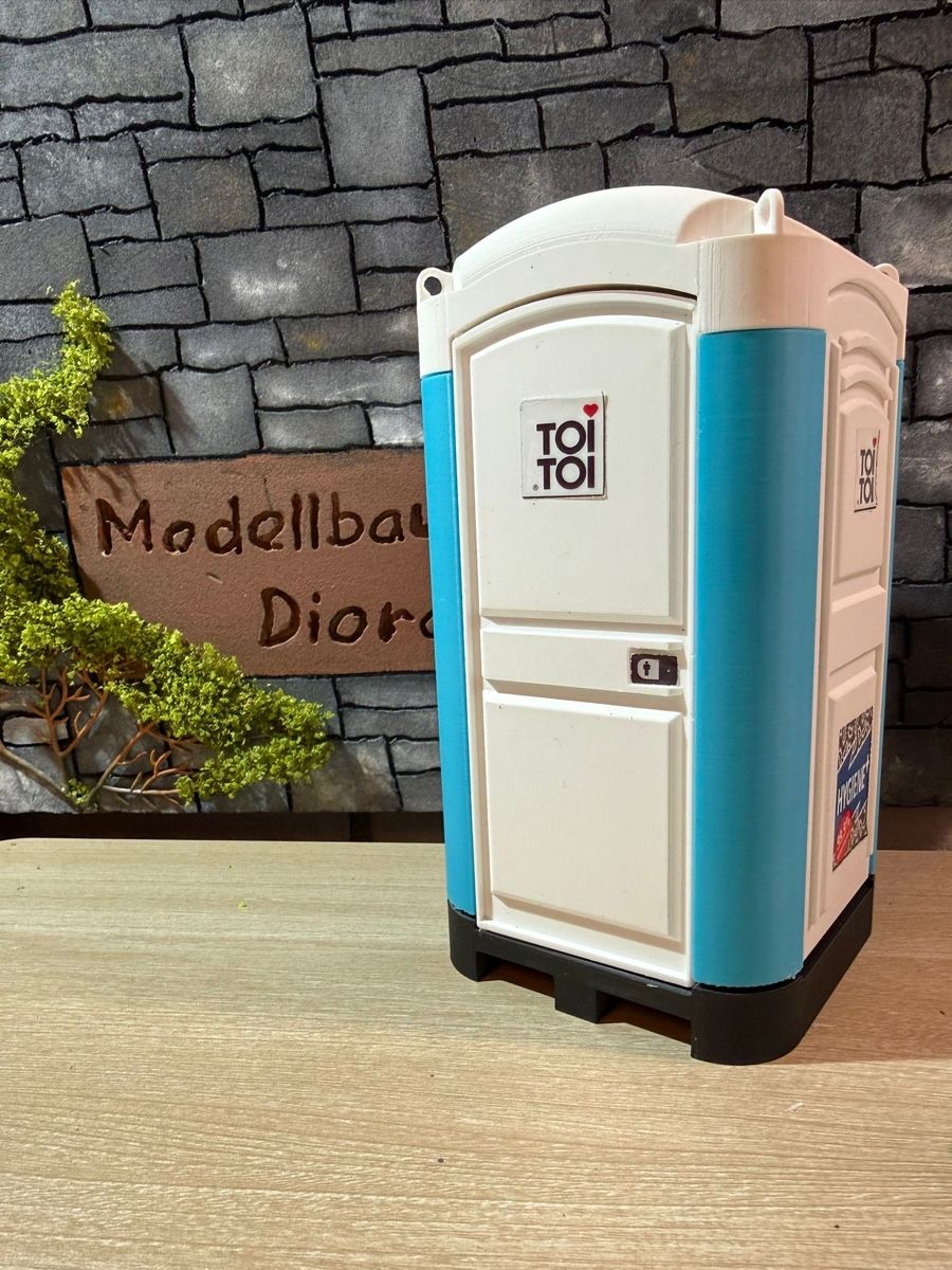 Modellismo RC: Baustellen WC ToiToi / Dixi Klo 1:14 – Nuovo e nell'imballaggio originale da Altdorf UR venduto da modellbau-widmer 6