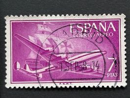 ✈️ SPANIEN Flugmarken 50er - Jahre: ESPANA CORREO AEREO 💃