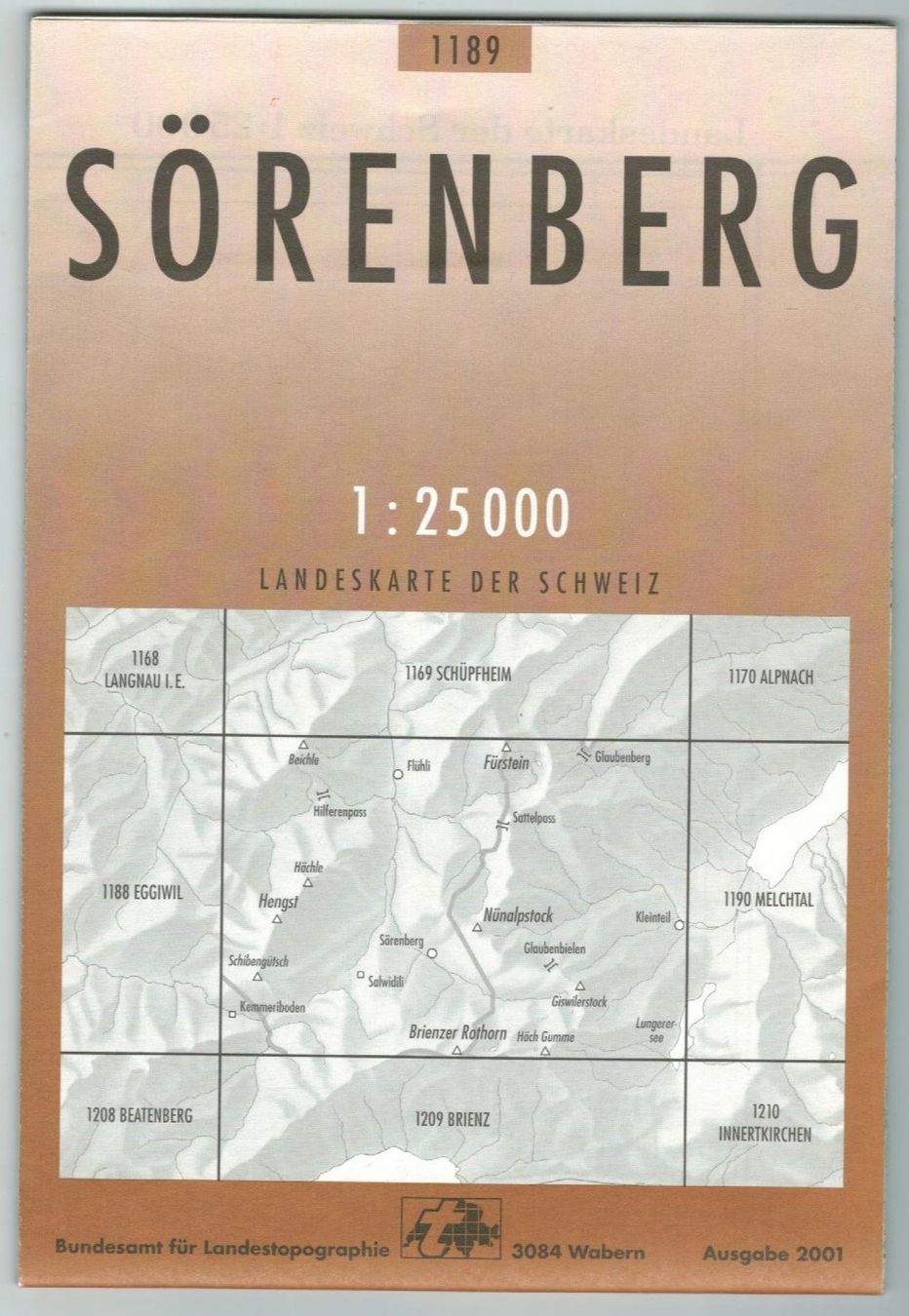 Cartine & Atlanti: Landkarte Sörenberg 2001 – Usato da Zürich venduto da tol_b7c7
