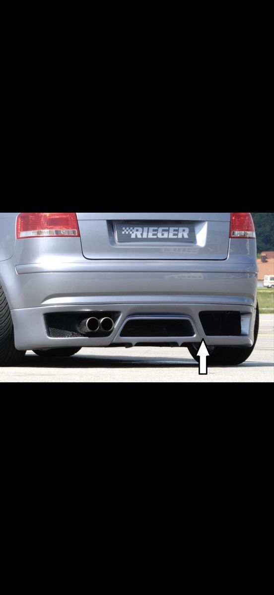 Tutti pezzi di ricambio auto: Rieger Heckansatz Audi a3 – Nuovo (secondo la descrizione) da Dällikon venduto da luescher1992 3